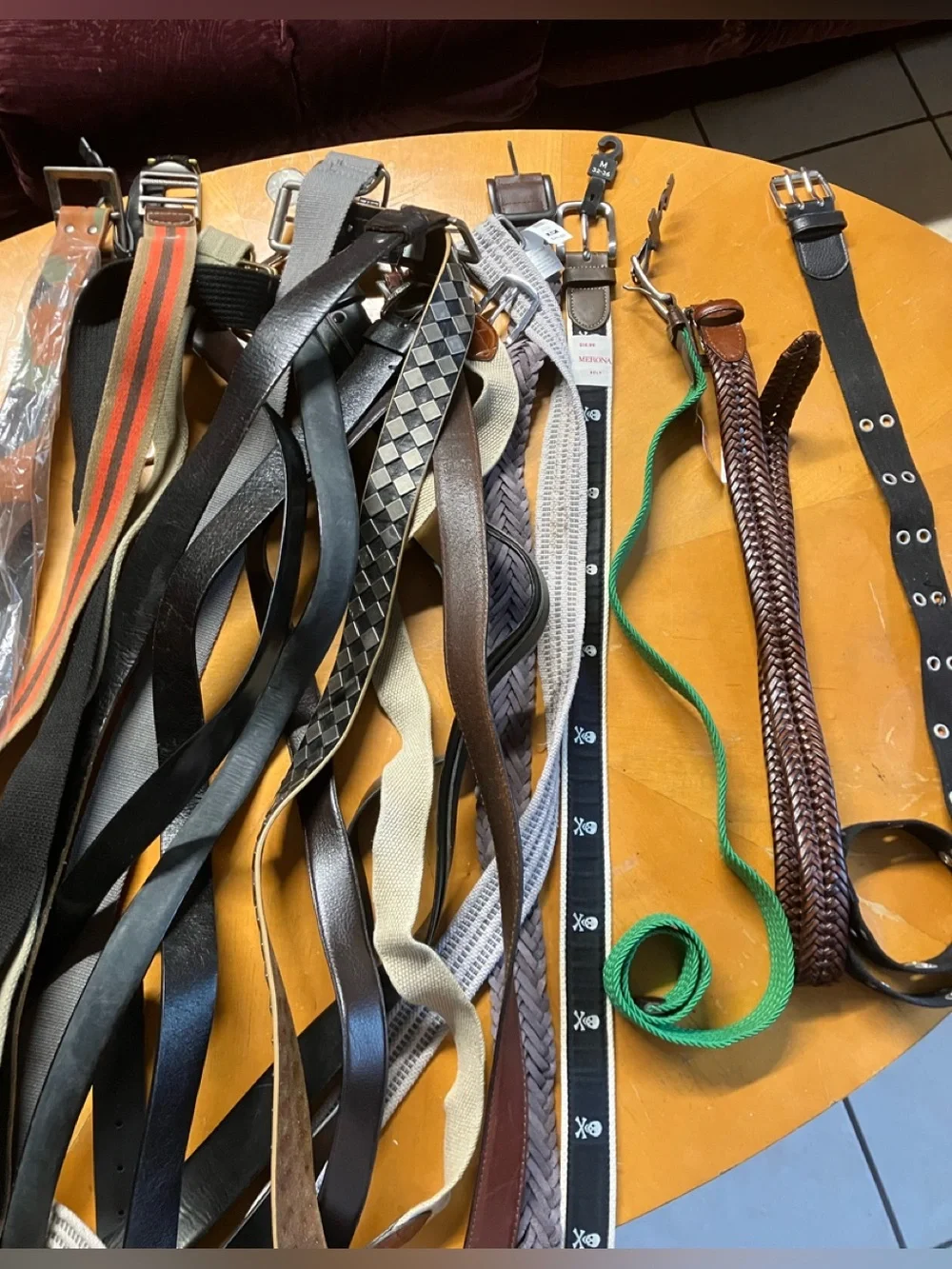 Wholesale Lot 24 Men Belts New Vintage Rocawear Polo Ecko Penguin AE 29-36